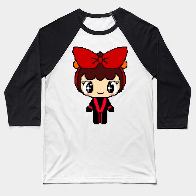 Nalan Hi Yaya YayaLand Scary Mansion Sparkling Scary Mansion Character Baseball T-Shirt by LittleGirlYaya